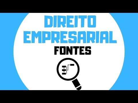 DIREITO EMPRESARIAL │FONTES