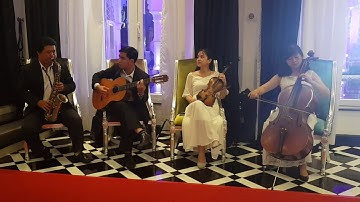 Ban Nhạc Tứ Tấu Biểu Diễn Đón Khách Tiệc Cưới