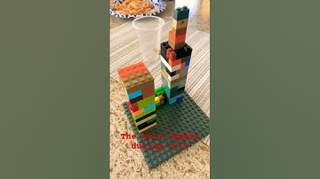 Lego twin towers before vs during 9/11 #music #lyrics #sad #legoyoutube