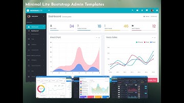 Bootstrap Admin Template and Admin Dashboard UI Kit – Minimal Lite