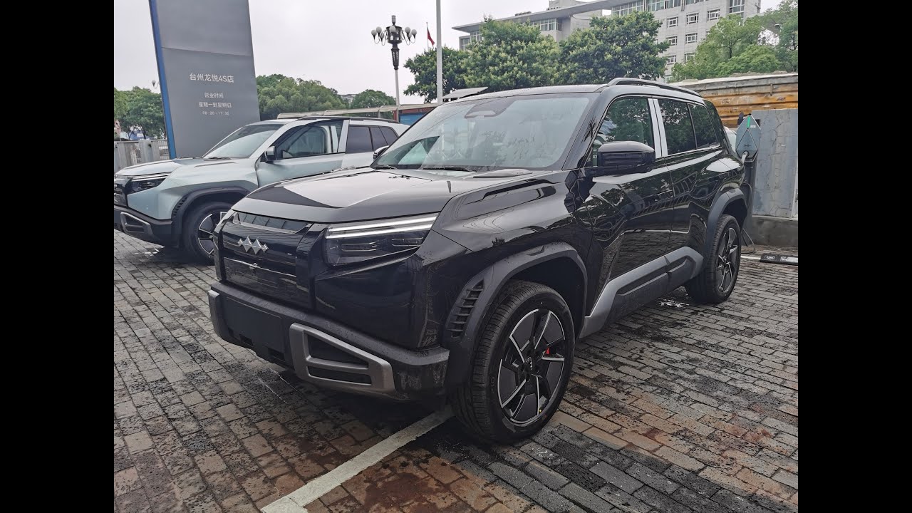 pure electric car, BYD Leopard Titanium 3 AWD black body for export-----JOBON MOTOR