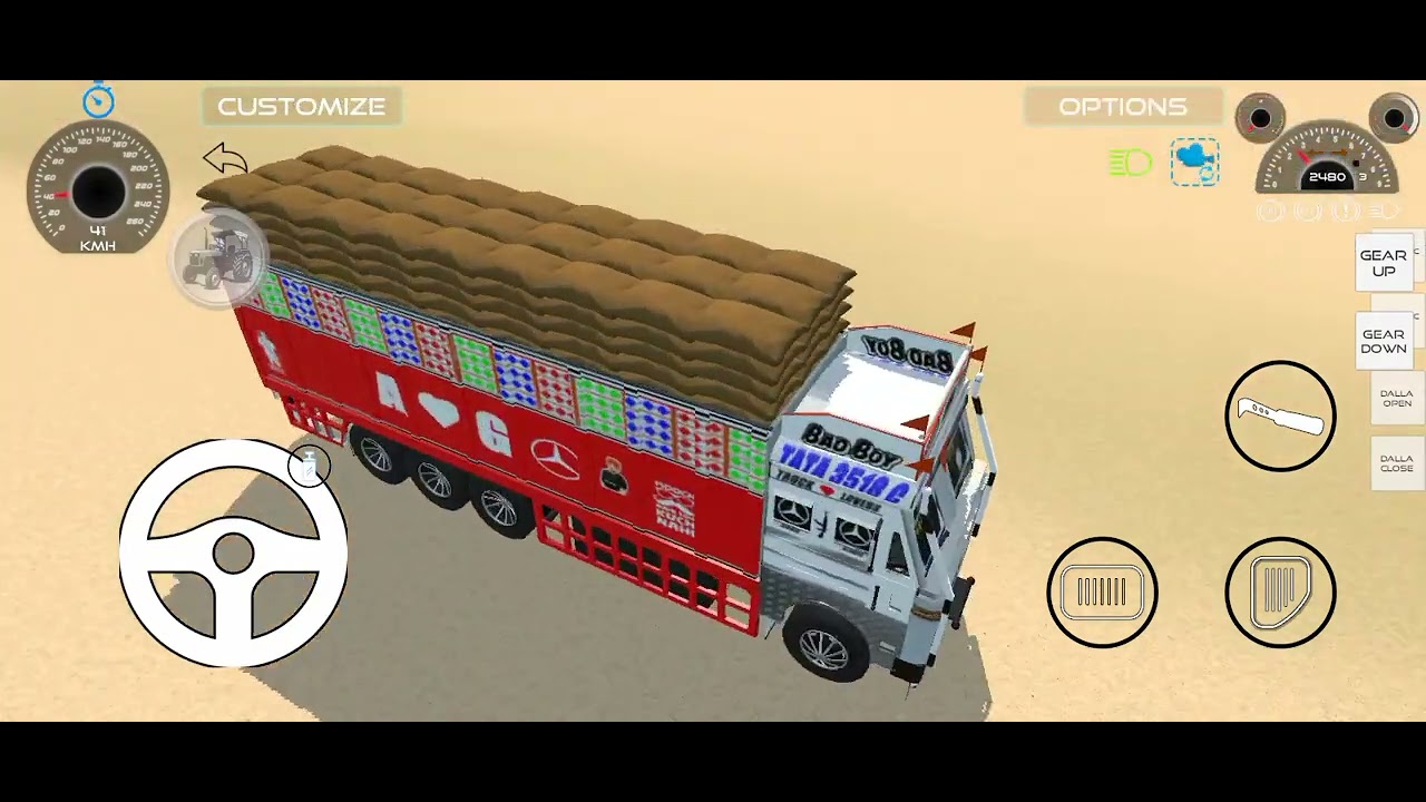 TATA Truck loaded bori || Rajput Gamer.30❤️