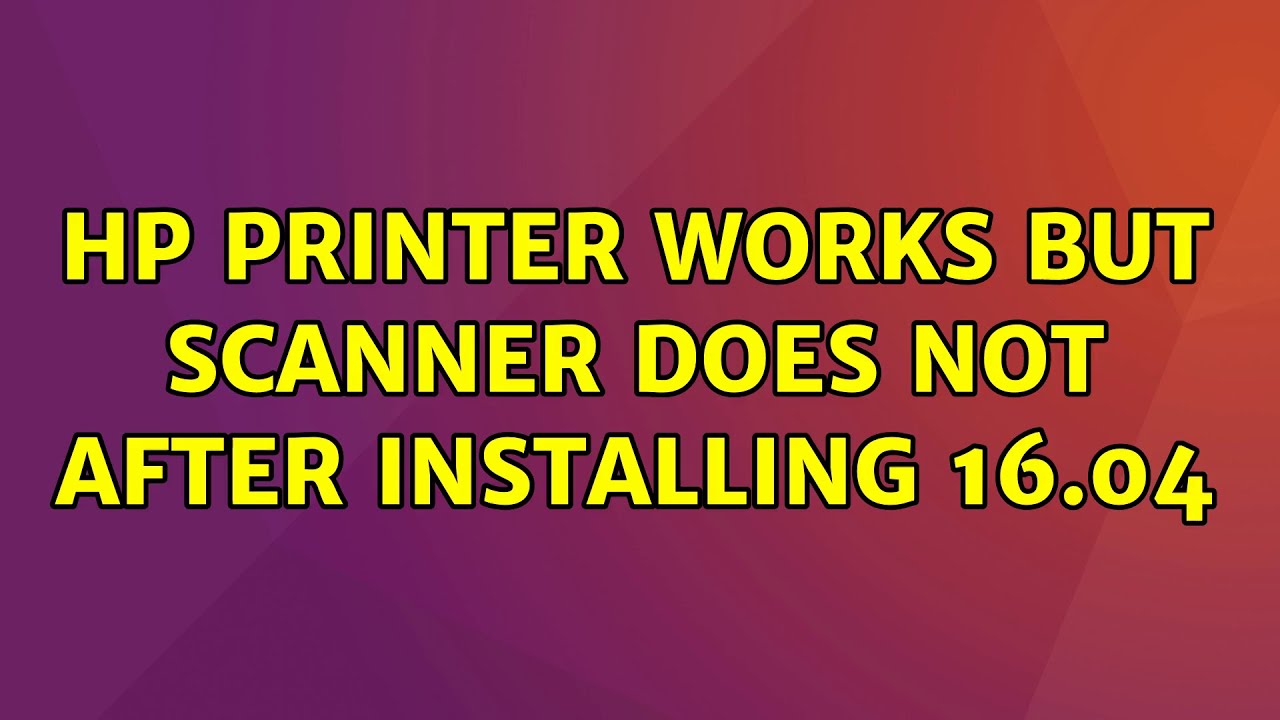 hp easy scan does not see my printer hp easy scan does not see my printer