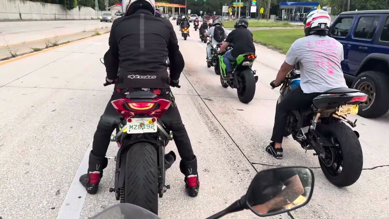 Group motorcycle rideout with the boys | 904 motorcycle meets | *Beautiful sounds and sights*