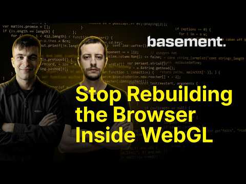 We Kept Rebuilding the Browser in WebGL - Turns Out We Don't Have To