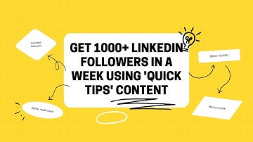 Get 1000+ LinkedIn Followers in a Week Using 