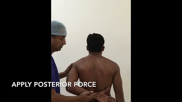 Lift off/ Bear hug/ Belly press for Subscapularis tear.