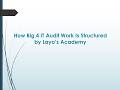 How Big 4 IT Audit Work is Structured