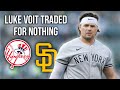 Yankees trade Luke Voit for pitching prospect + interview post trade