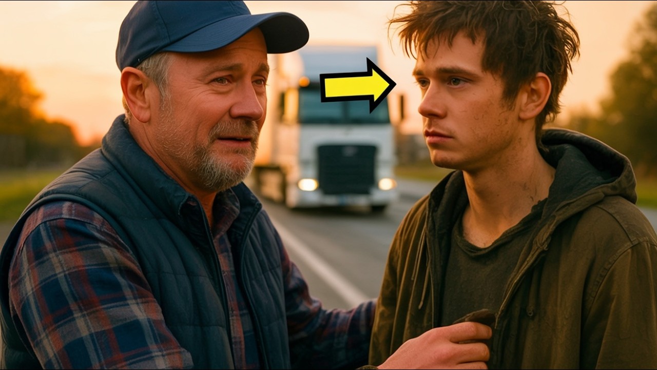 CAMINHONEIRO VÊ MENDIGO NA ESTRADA… QUANDO OLHA DE PERTO E PERCEBE QUE É SEU FILHO DESPARECIDO