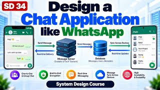 SD 34 | Design a Chat Application like WhatsApp | System Design Course | Uplatz screenshot 4