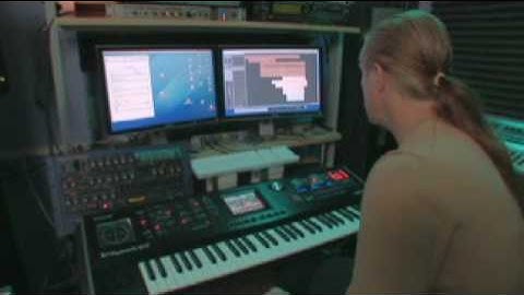 Roland V-Synth GT - practice using in studio