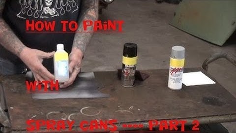 HOW TO Spray Can Paint-Tech Tips And Tricks-Part 2