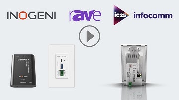 INOGENI Intros U-BRIDGE 3 WP, a Wall Plate Extender for Long-Distance USB Video
