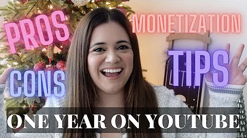 1 YEAR ON YOUTUBE  | STARTING A YOUTUBE CHANNEL | ...