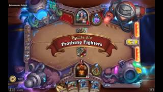 Solution Puzzle Lab Lethal: Frothing Fighters - Poisonmaster Pollark (5/9), Hearthstone Boomsday