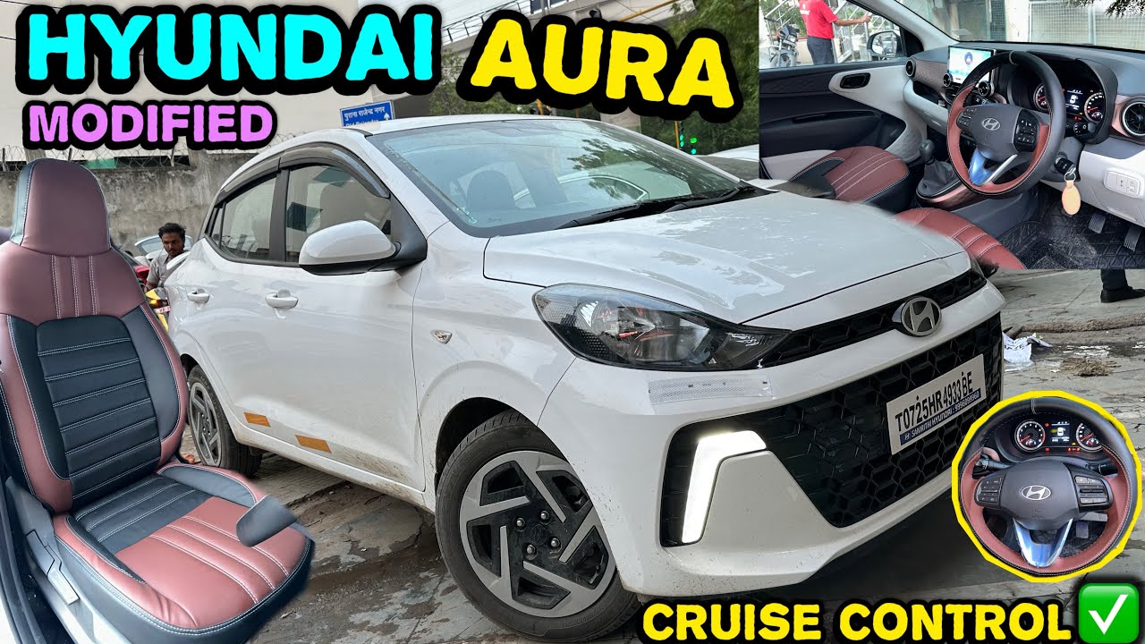Hyundai Aura Modification- Cruise Control Working in ₹1000✅ Aura Base Model Modification with Price