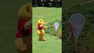 Winnie the Pooh Catching Butterflies at EPCOT! 🦋