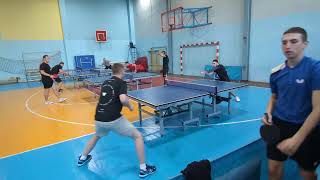 Игра "Мухамедов Чернов" настольный теннис