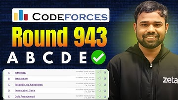 A,B,C,D,E | Codeforces Round 943 | Cells Arrangement | Permutation Game | Assembly via Remainders