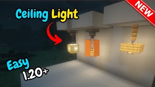 How to build ceiling light Minecraft (2026)