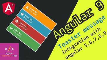 Toaster message integration with angular 9 | Toastr Angular 6,7,8,9 Notification | ngx-toastr