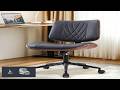 IWMH Home Office Chair Swivel Desk Chair with Wheel Small Computer Chair