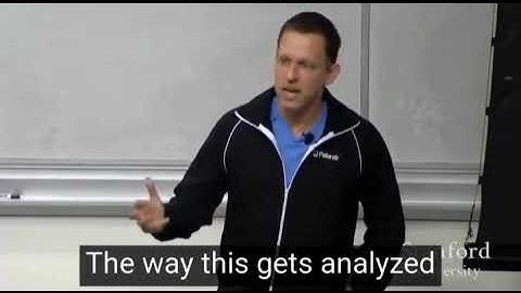 Peter Thiel Explains The Importance of Starting With a Small Market