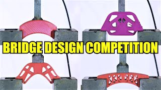 Which Is The Strongest Bridge? Hydraulic Press Test
