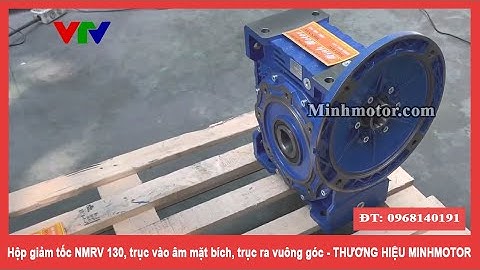 Hộp giảm tốc NMRV 130, trục vào âm mặt bích, trục ra vuông góc, 0901460163, MINHMOTOR (2023)