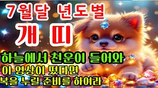 2025년 을사년 7월달 개띠 년도별 운세 2006년생 1994년생 1982년생 1970년생 1958년생 #로또 #오늘운세 #년 #운세 #돈 #대운 #사주팔자 #부와행운 #금전운