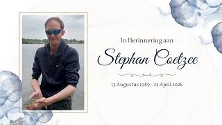 Gedenkdiens vir Stephan Coetzee | 1 Mei 2026 - 11:00 VM SAST
