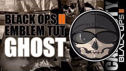 Black Ops 2 Emblem Tutorials - Ghost - Call of Duty Modern Warfare 2