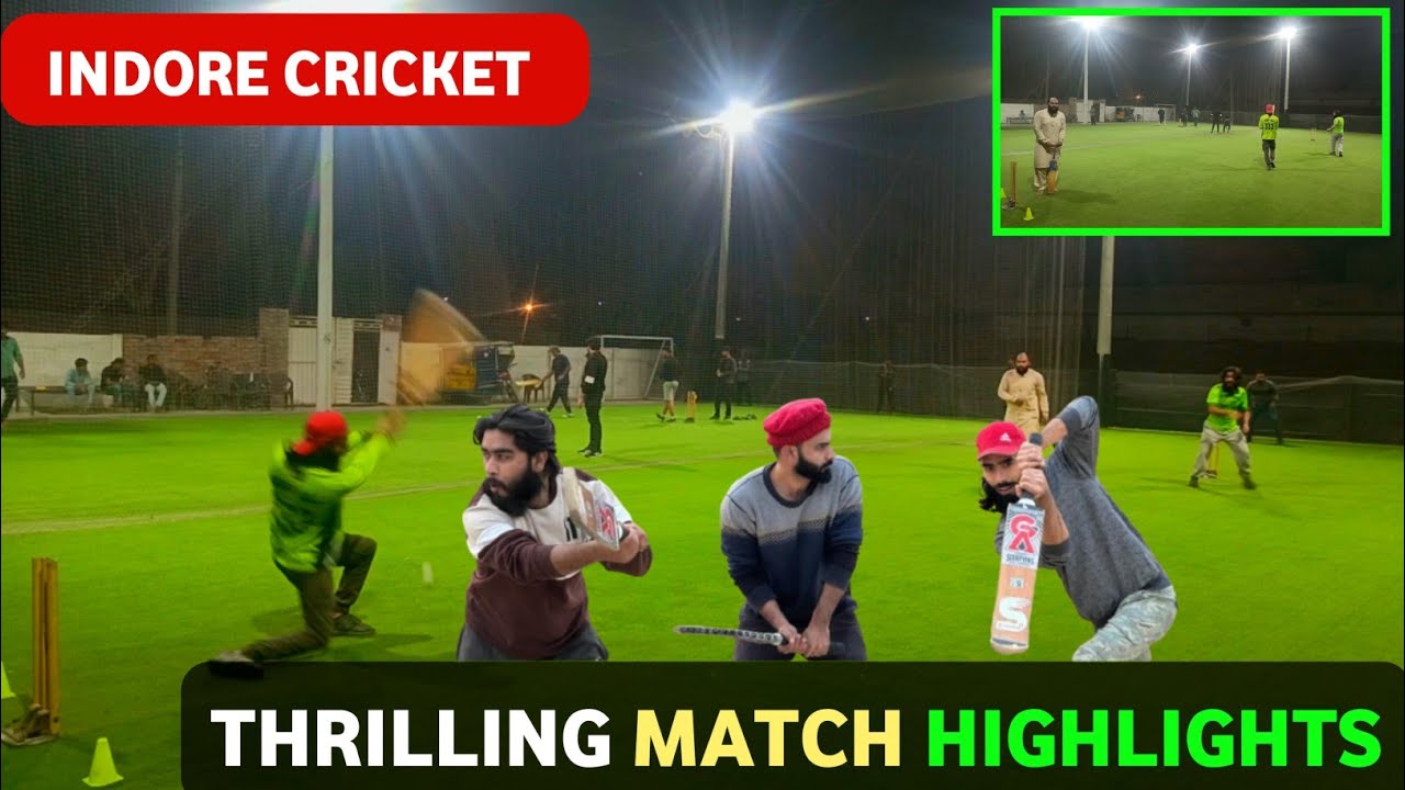 Tape Ball Match Indore Cricket Night Match | Match Highlights | Today ...