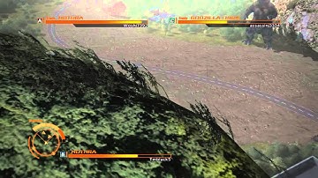 GODZILLA PS4 versus mode : Mothra (Larva) vs. Mothra (Larva) vs. Godzilla 1964