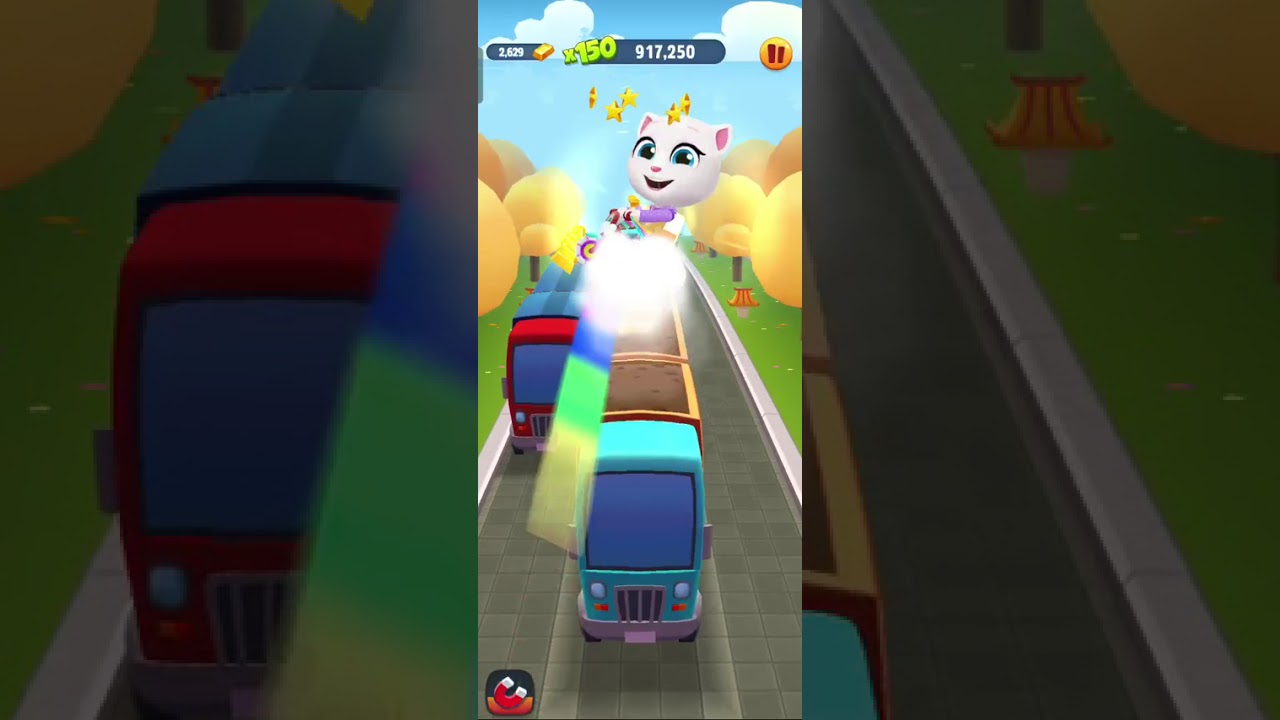 Talking Tom Gold Run Talking Angela Bici