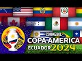 Así será la Copa America Ecuador 2024 de 16 Selecciones - Nuevos Invitados, Grupos y Pronóstico.