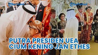 Download lagu Momen Putra Presiden Uni Emirat Arab Cium Kening Jan Ethes di Acara Kaesang-Erina