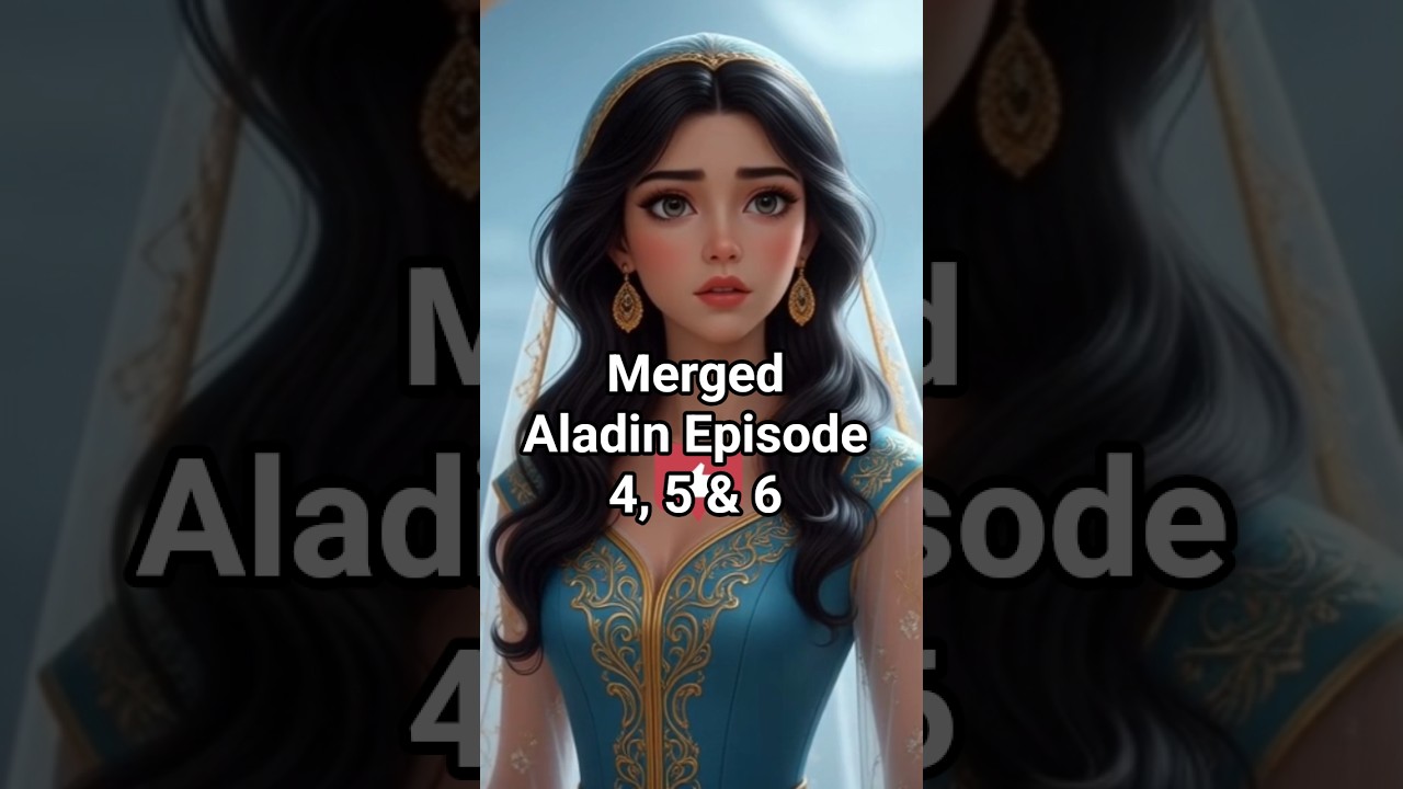 ✨Aladin : Secrets of the Lamp✨| Aladin Story | Merged Aladin Episode 4, 5 & 6 | Aladin Jasmin
