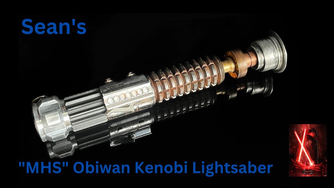 Sean's "MHS" Obiwan Kenobi Lightsaber with Proffie and Tested with Space Windu Tri-Star Blade