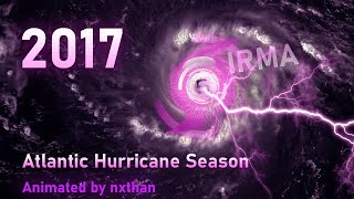 2017 Atlantic Hurricane Season Animation