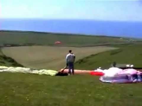 Paragliding on the Isle of Wight