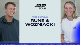 Rune vs Wozniacki in career quiz! You won't believe who won? 😤