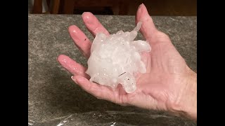 Western Wisconsin hit by hail following storm