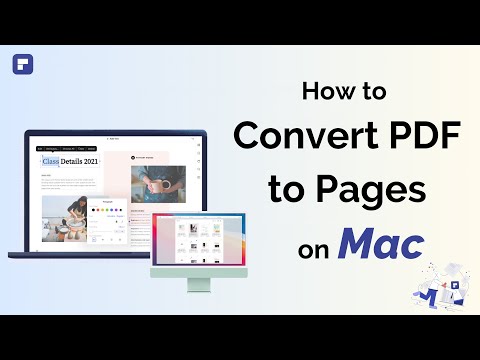 how to convert from pdf to pages on mac