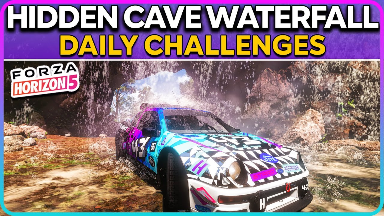 Hidden Cave Waterfall near Ek' Balam Forza Horizon 5 YouTube
