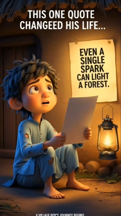 This One Quote Changed a Village Boy’s Life Forever | Motivational Story #pixarshorts #shorts