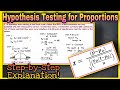 Hypothesis Testing for Proportions | Statistics and Probability | TAGALOG-ENGLISH