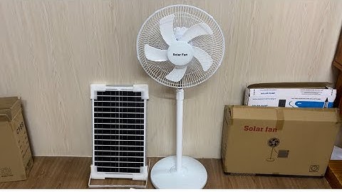 Quạt năng lượng Mặt Trời mẫu mới nhất 2024. Động cơ không chổi than siêu bền. LH 0355.066.009