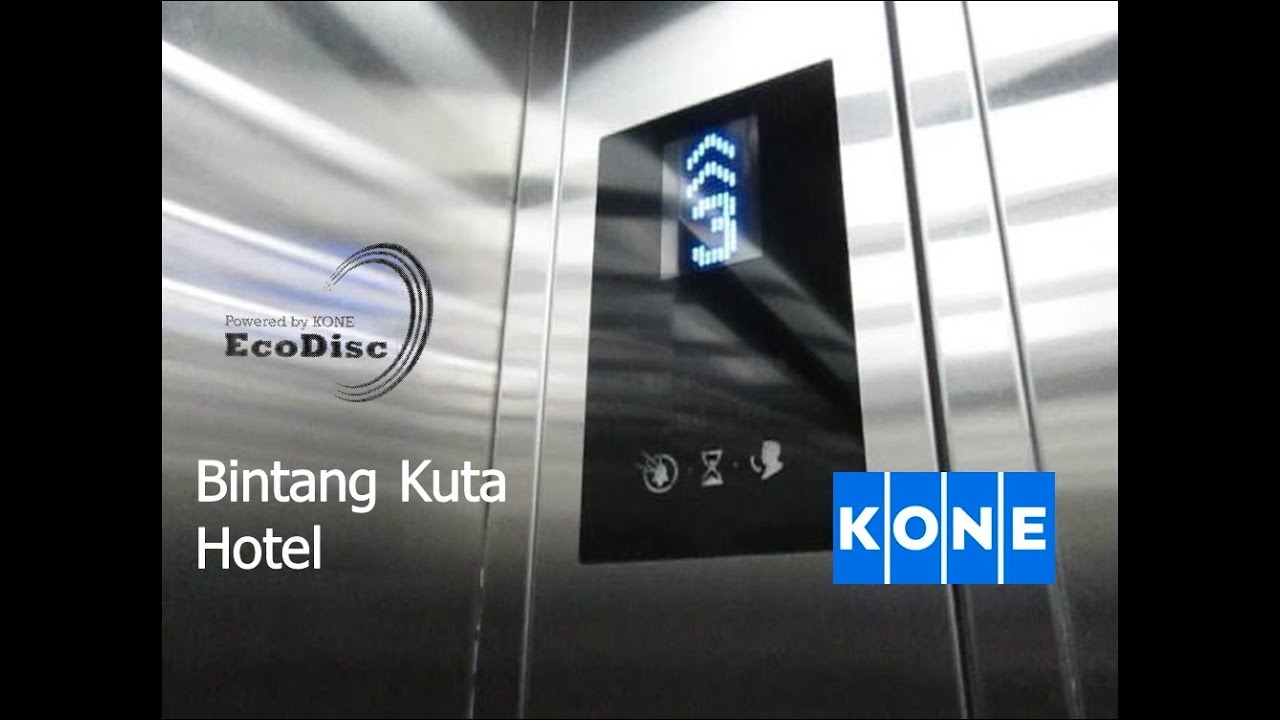 KONE MonoSpace Service Elevator at Bintang Kuta Hotel, Bali YouTube